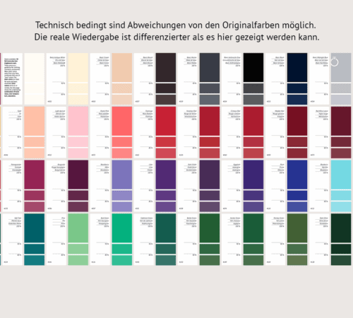 Farben Winter-Herbst Deep Winter